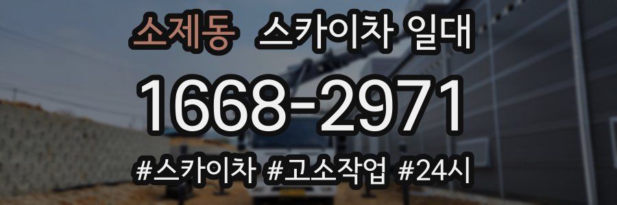 소제동 스카이차 일대