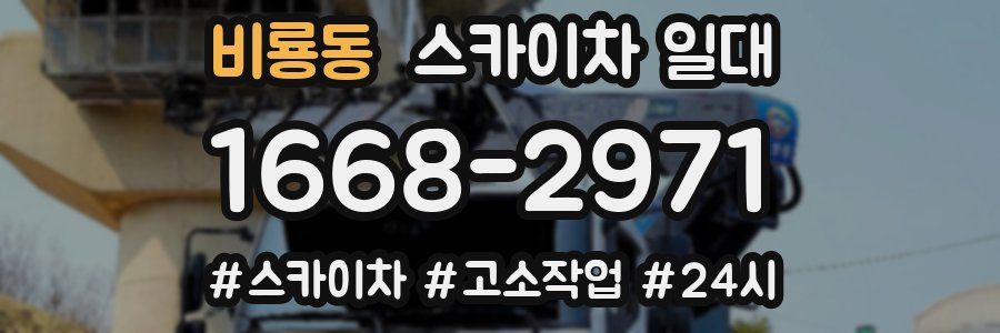 비룡동 스카이차 일대