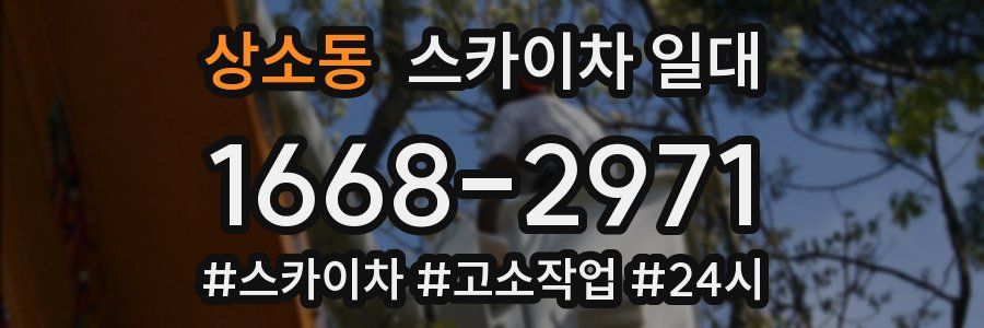 상소동 스카이차 일대
