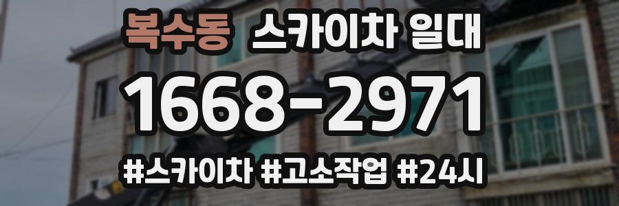 복수동 스카이차 일대