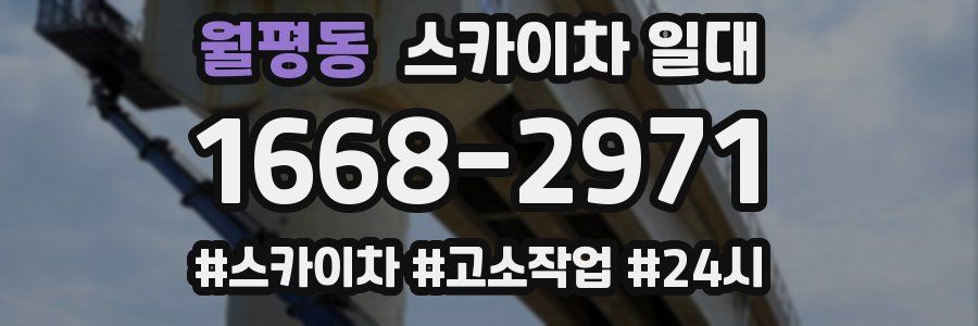 월평동 스카이차 일대