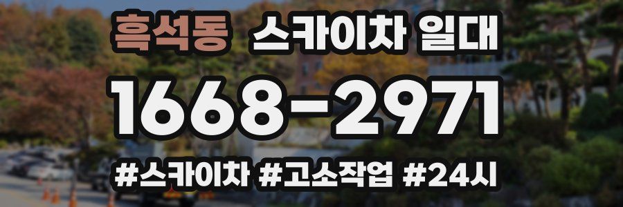 흑석동 스카이차 일대