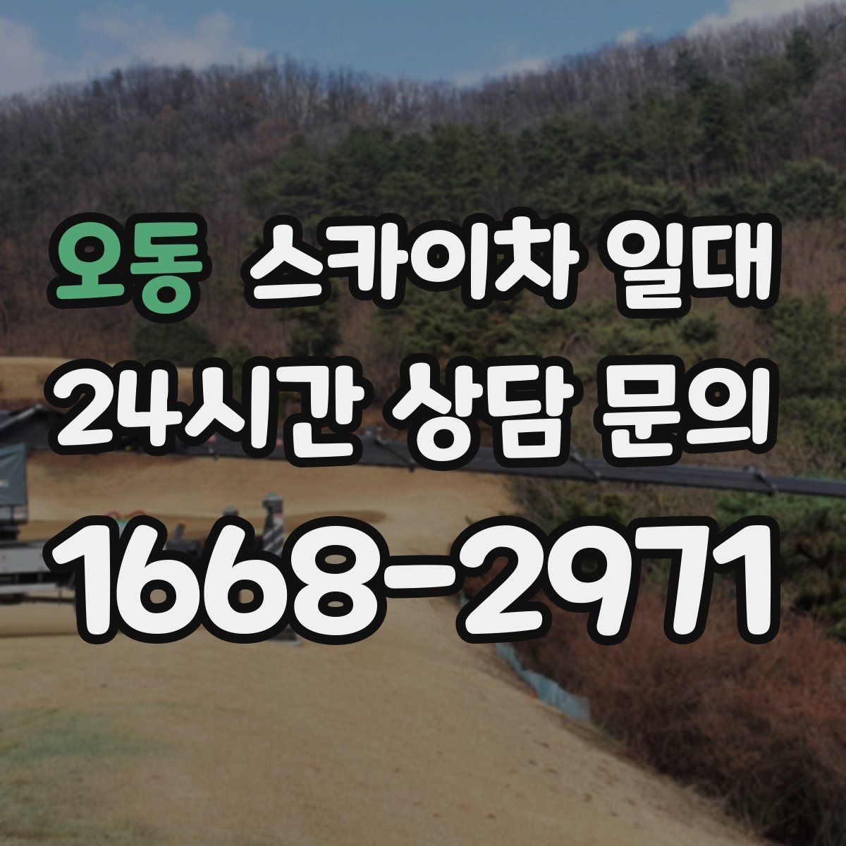 오동 스카이차 일대