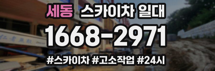 세동 스카이차 일대