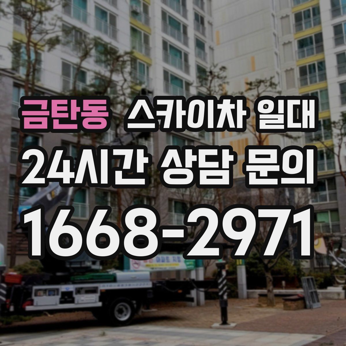 금탄동 스카이차 일대