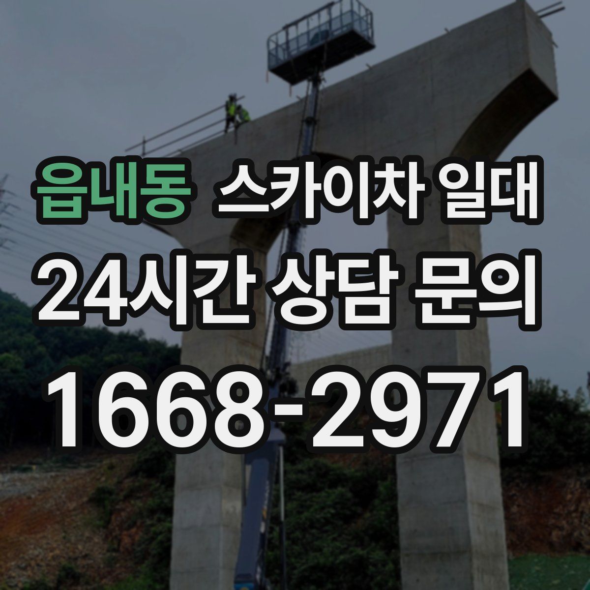 읍내동 스카이차 일대