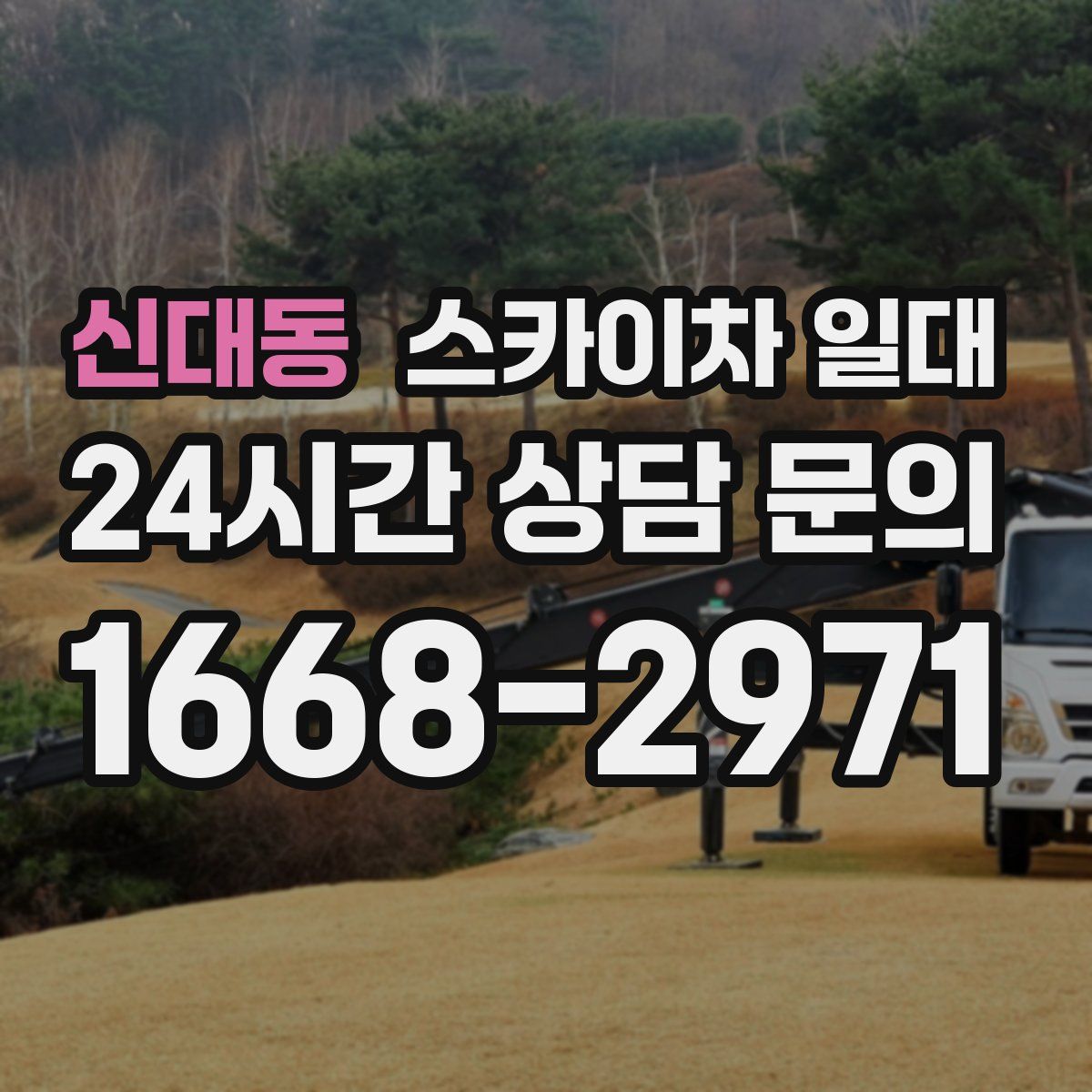 신대동 스카이차 일대