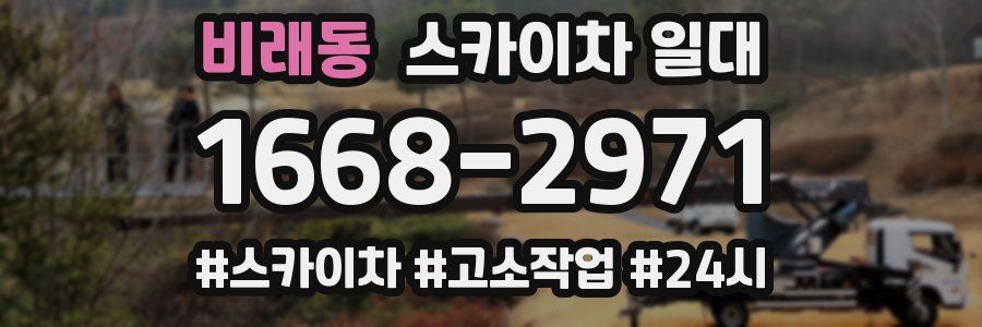 비래동 스카이차 일대