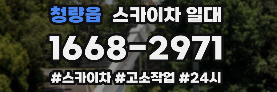 청량읍 스카이차 일대