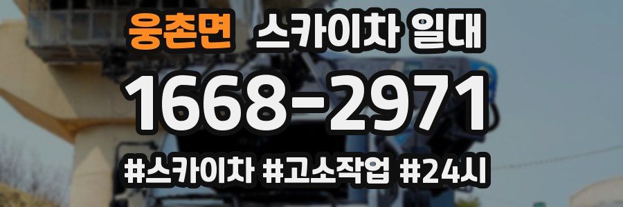 웅촌면 스카이차 일대