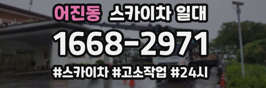 어진동 스카이차 일대