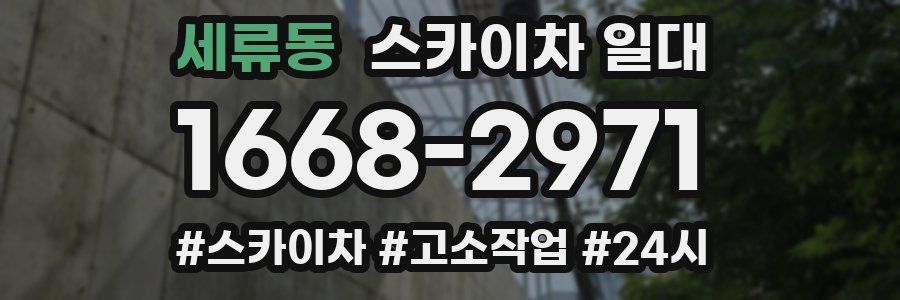 세류동 스카이차 일대