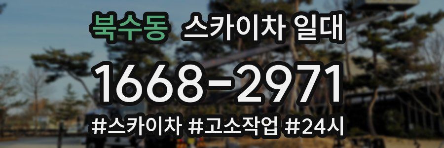 북수동 스카이차 일대