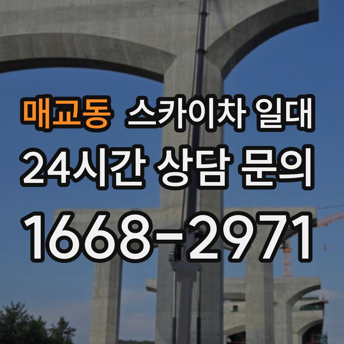 매교동 스카이차 일대