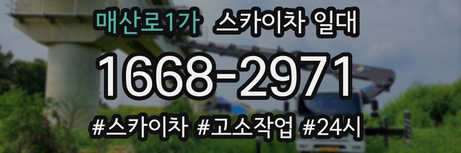 매산로1가 스카이차 일대