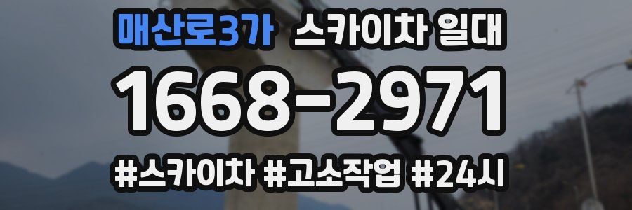 매산로3가 스카이차 일대