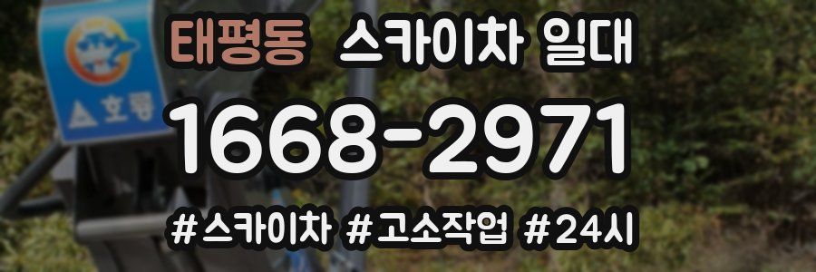 태평동 스카이차 일대