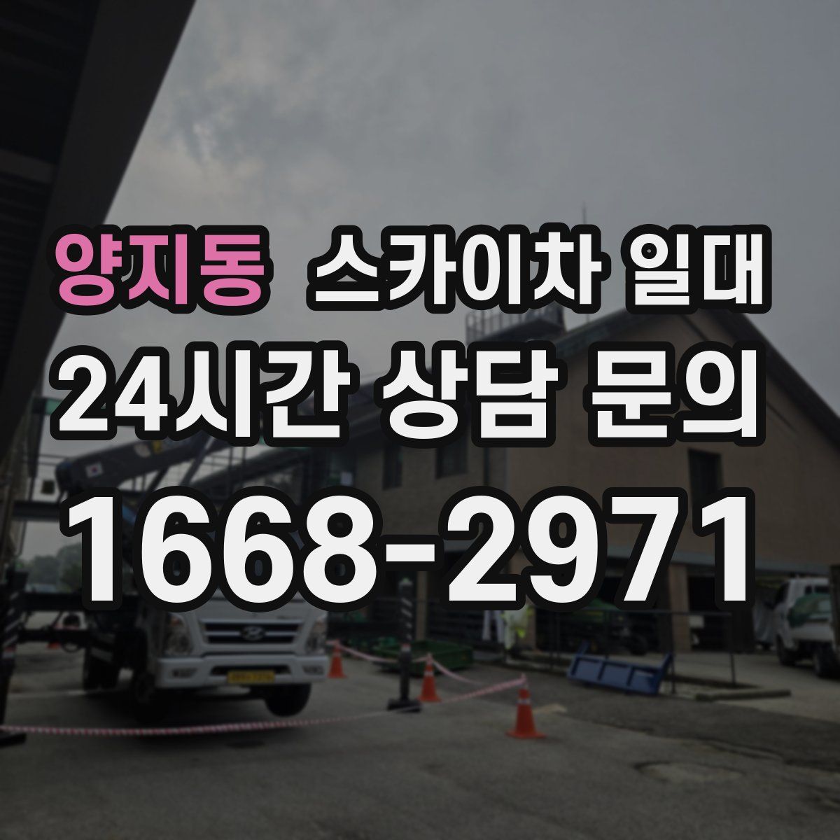 양지동 스카이차 일대