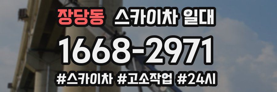 장당동 스카이차 일대