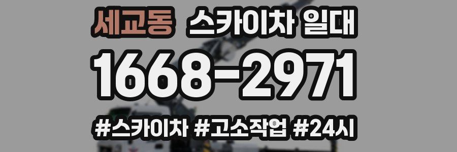 세교동 스카이차 일대