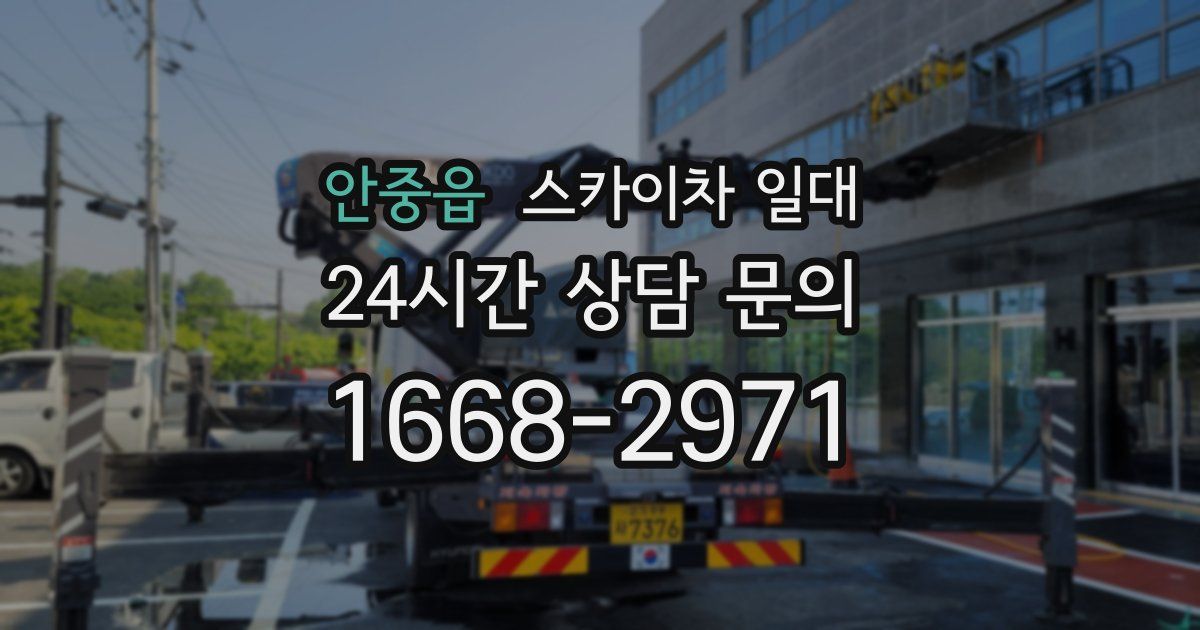 안중읍 스카이차 일대