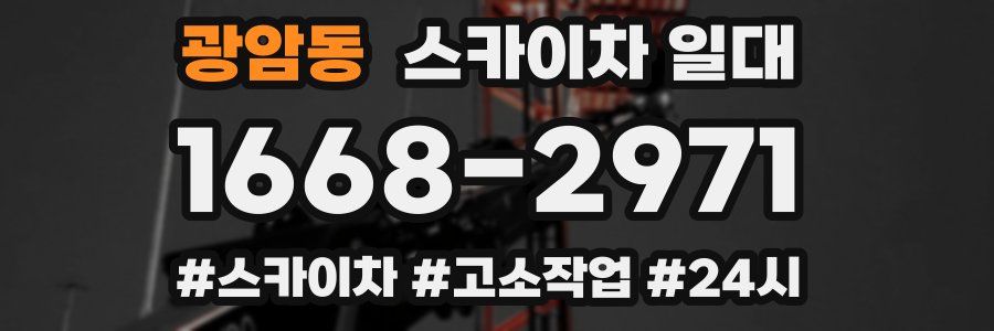 광암동 스카이차 일대