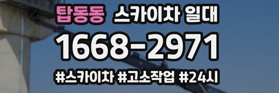 탑동동 스카이차 일대