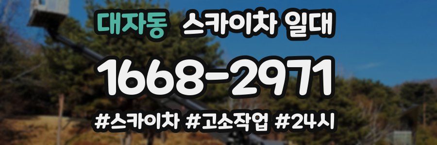 대자동 스카이차 일대