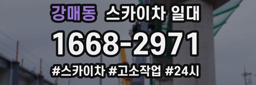 강매동 스카이차 일대