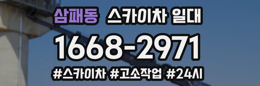 삼패동 스카이차 일대