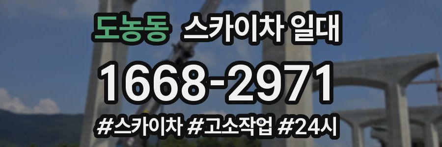 도농동 스카이차 일대