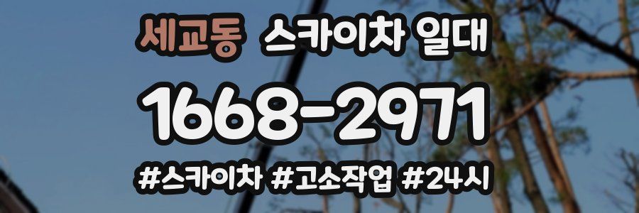 세교동 스카이차 일대