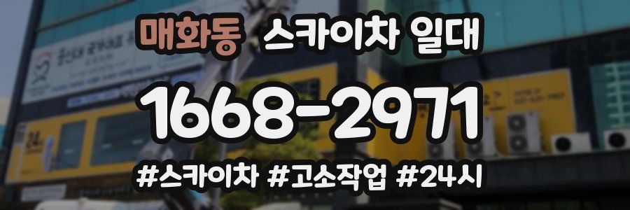매화동 스카이차 일대