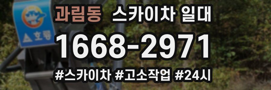 과림동 스카이차 일대