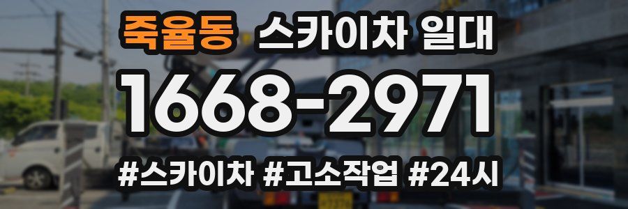 죽율동 스카이차 일대