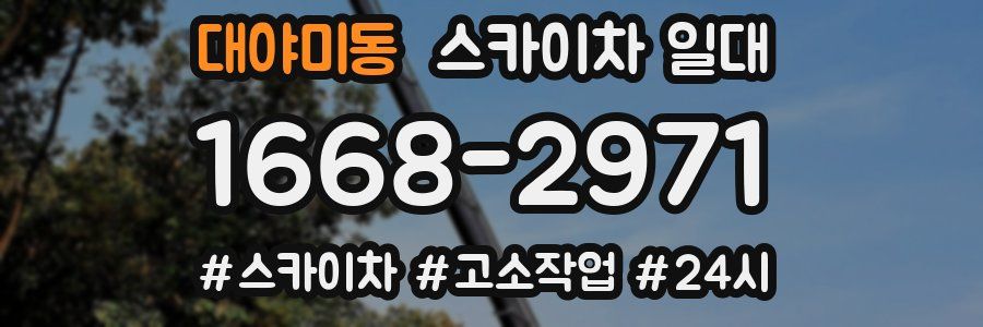 대야미동 스카이차 일대