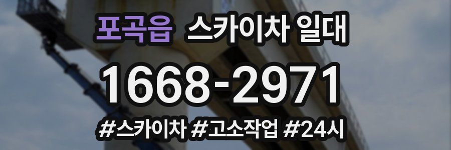 포곡읍 스카이차 일대