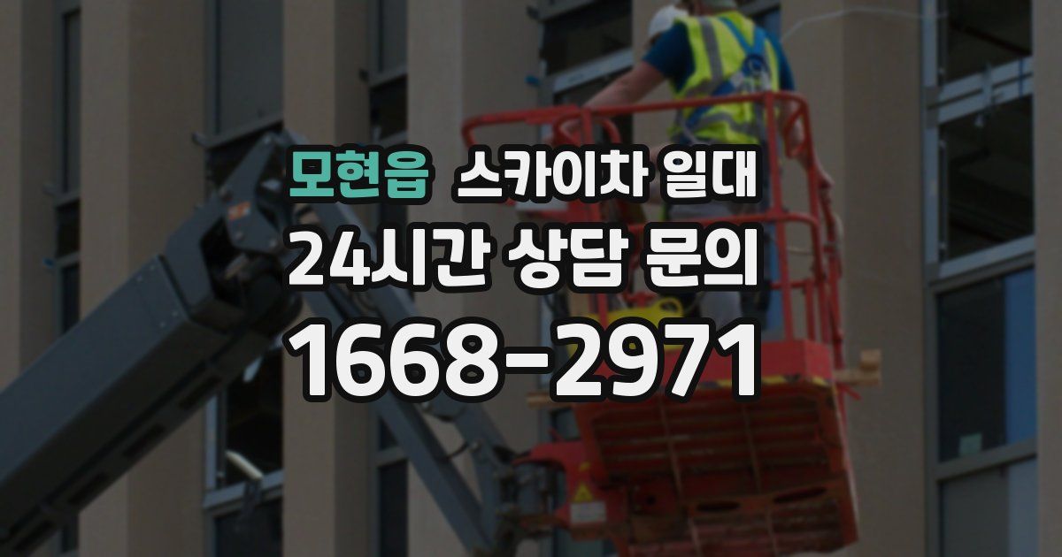 모현읍 스카이차 일대
