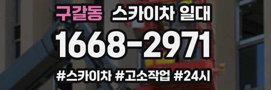 구갈동 스카이차 일대