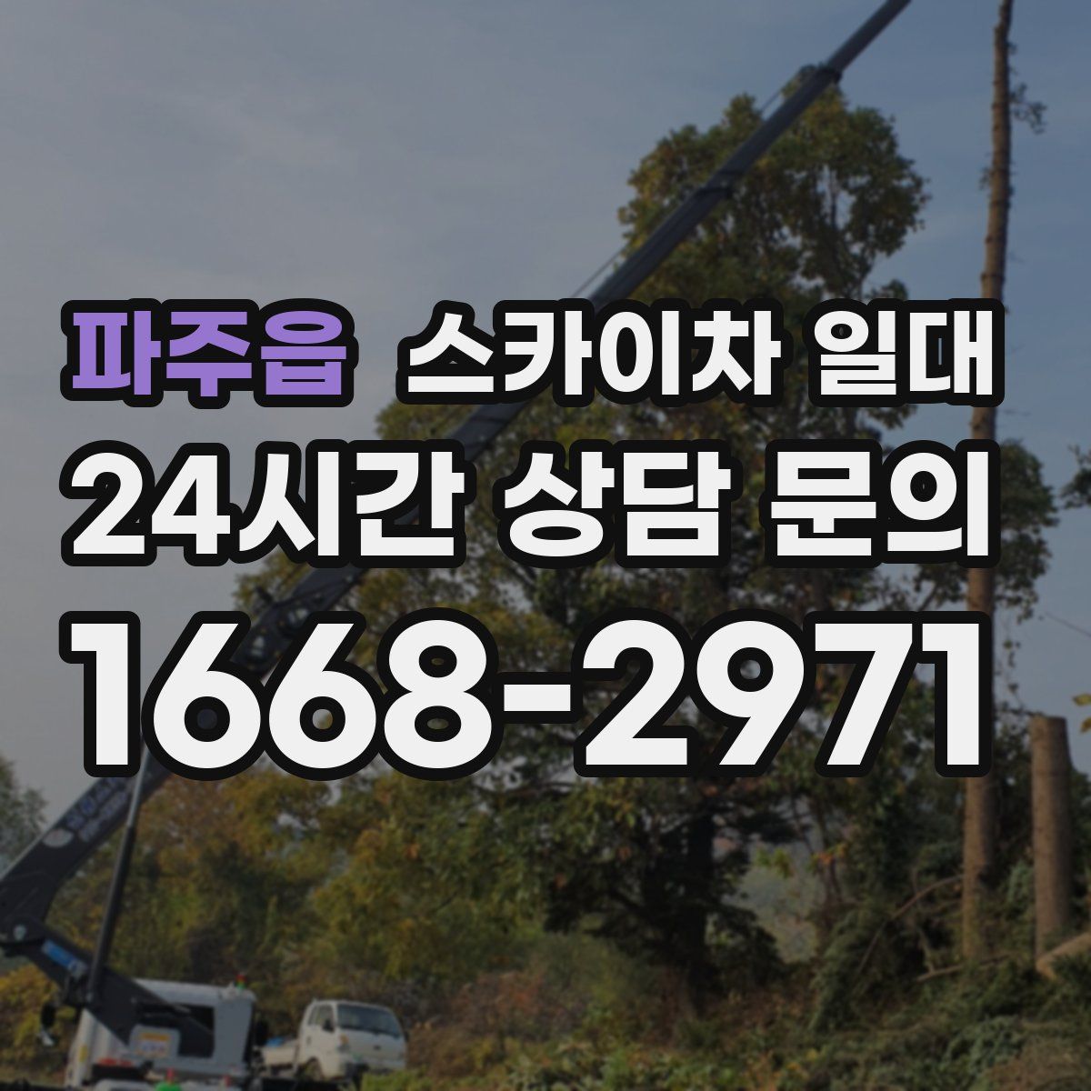 파주읍 스카이차 일대