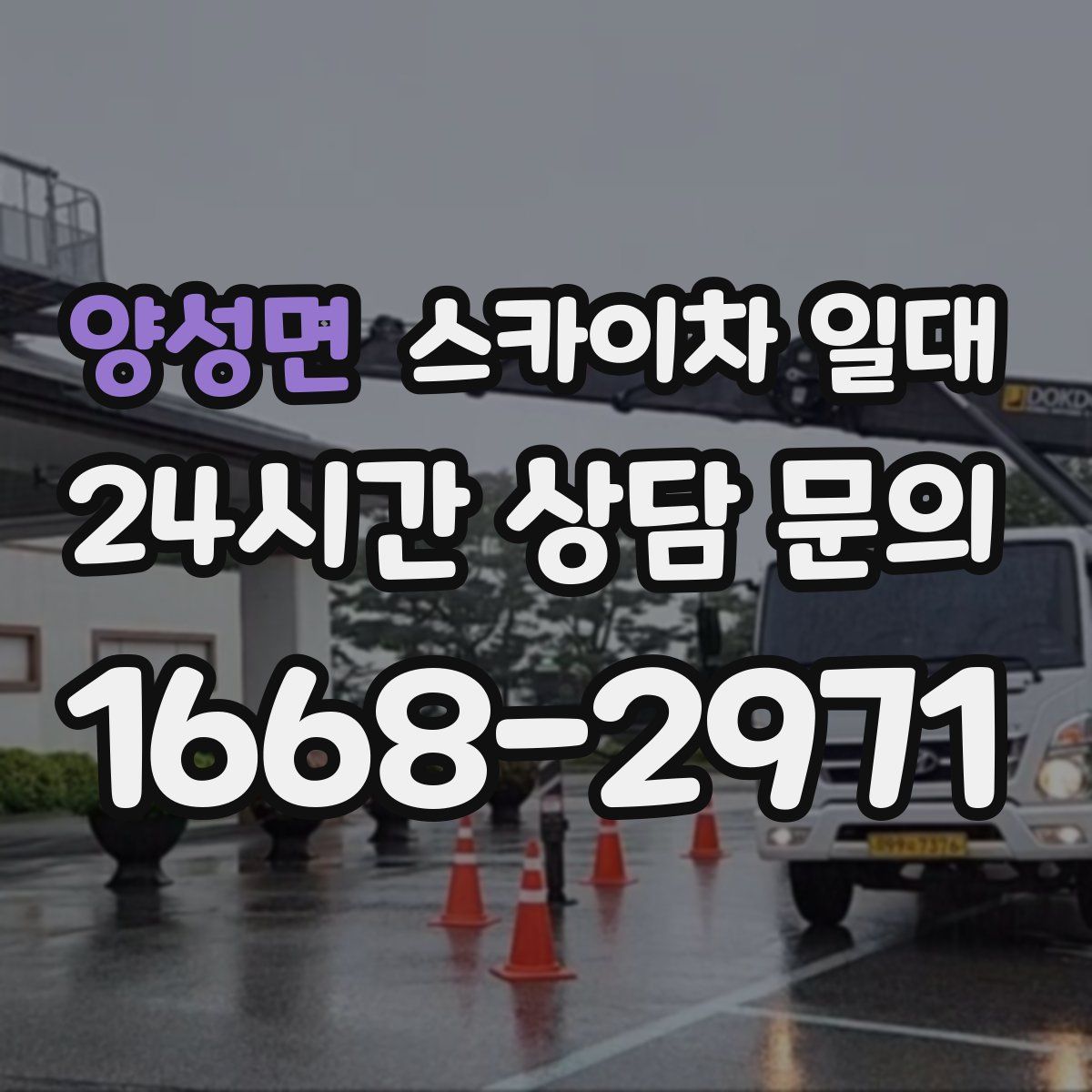 양성면 스카이차 일대