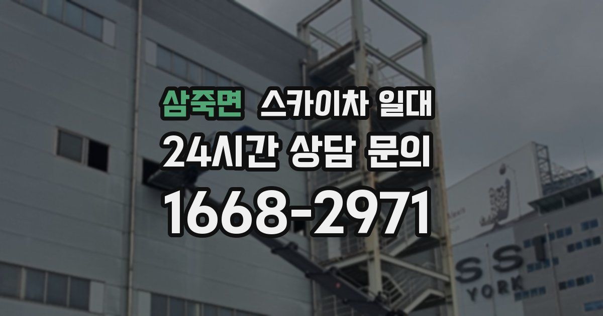 삼죽면 스카이차 일대