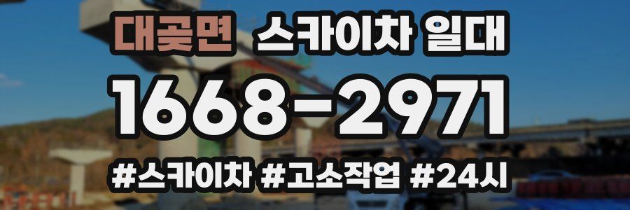 대곶면 스카이차 일대