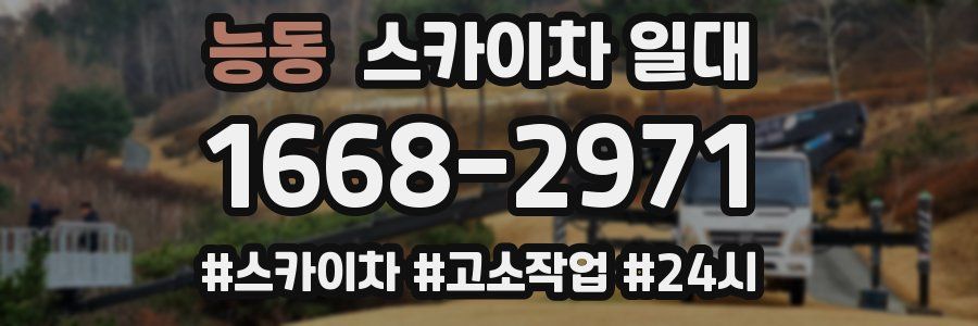 능동 스카이차 일대