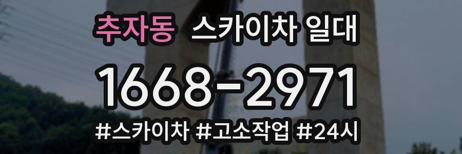 추자동 스카이차 일대