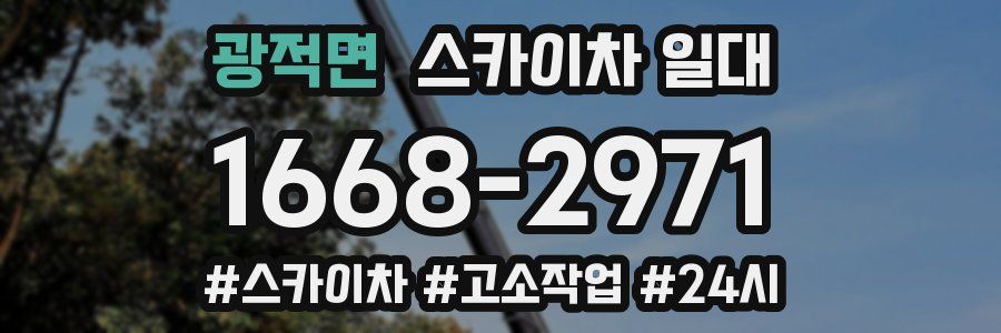 광적면 스카이차 일대