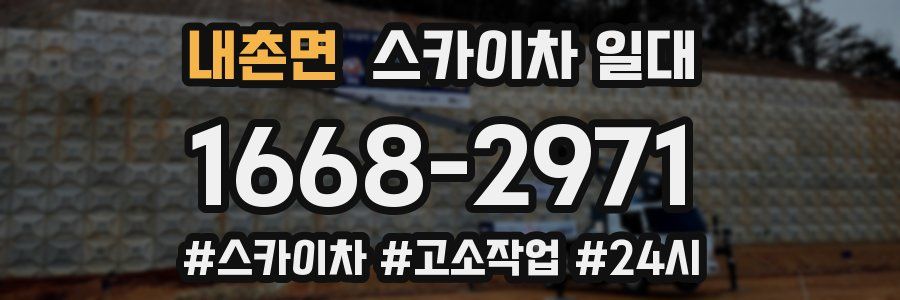 내촌면 스카이차 일대