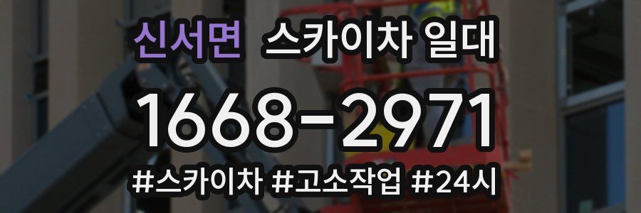 신서면 스카이차 일대