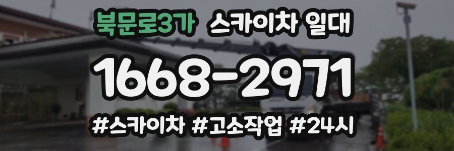 북문로3가 스카이차 일대