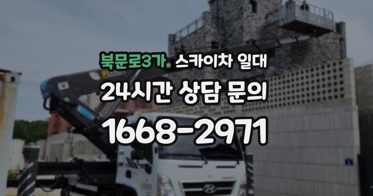 북문로3가 스카이차 일대